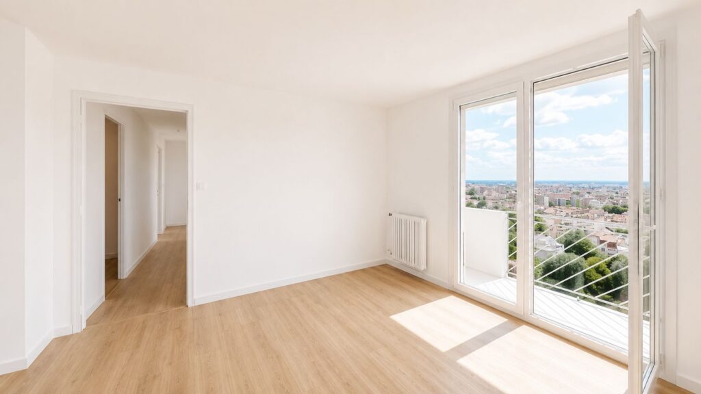 Toulouse Guilheméry / Terre Cabade – T3 lumineux en étage élevé avec double balcon sud, cave et stationnement