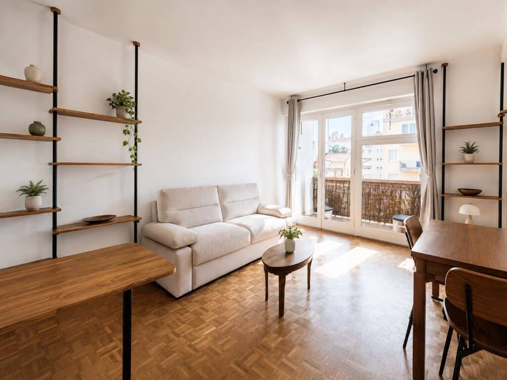 TOULOUSE – T2 TRAVERSANT AVEC DOUBLE BALCON ET CAVE