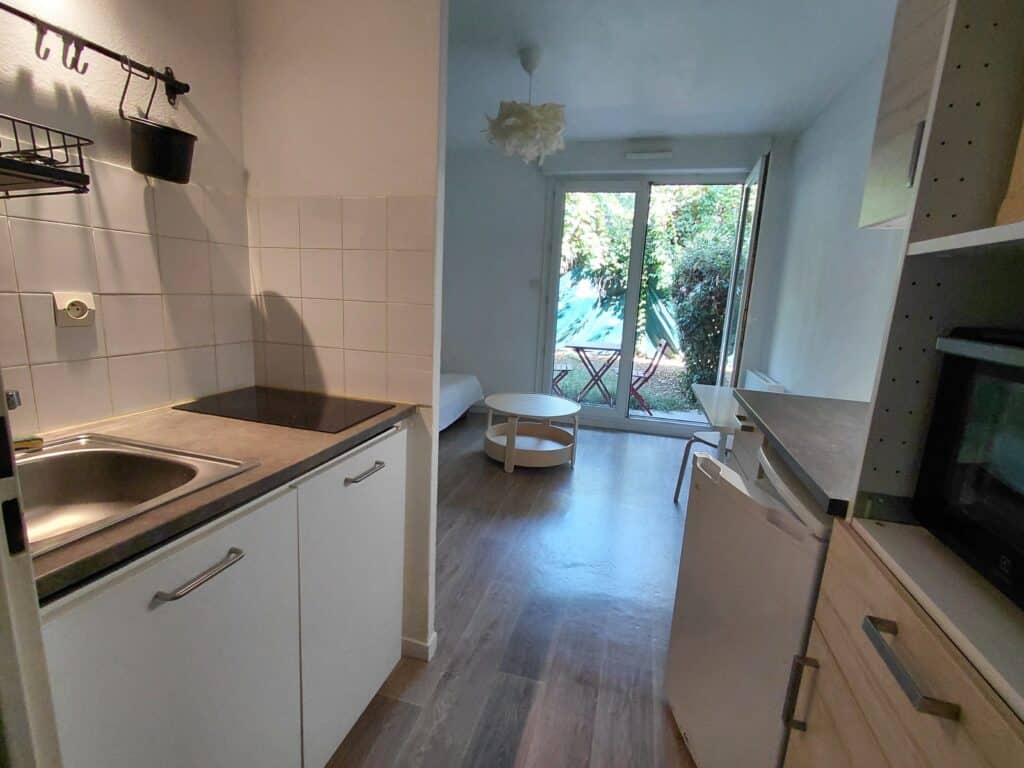 TOULOUSE RANGUEIL appt T1 meublé de 18m² avec parking