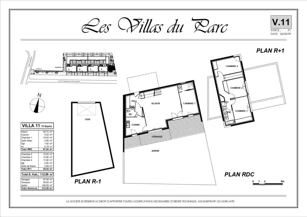 Toulouse, Les Argoulets-Roseraie, maison T5 de 112 m2