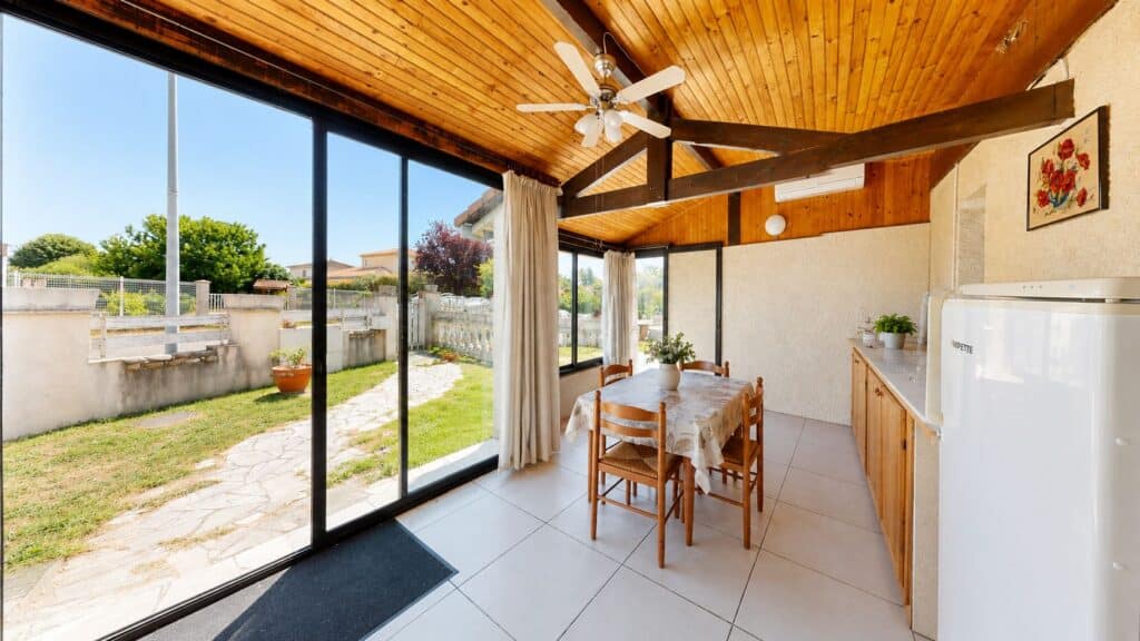 SAINT-ALBAN – MAISON INDIVIDUELLE DE PLAIN-PIED – 3 CHAMBRES – GARAGE AVEC ROCHELLE – VERANDA - PARCELLE DE 617 M²