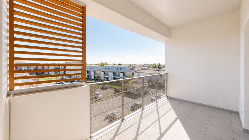 A VENDRE - Appartement T2 avec balcon et stationnements à Launaguet